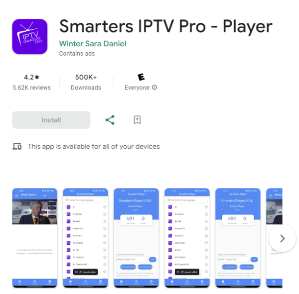 IPTV Smarters Pro App Logo