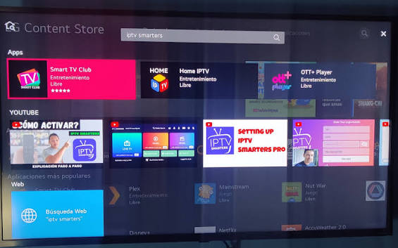 LG WebOS IPTV Setup